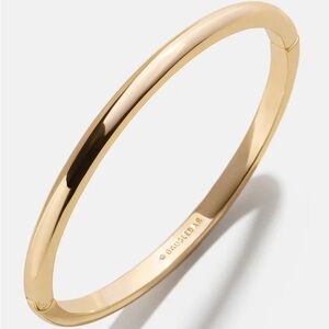 BaubleBar Hinge Gold Bangle Bracelets - set of 3